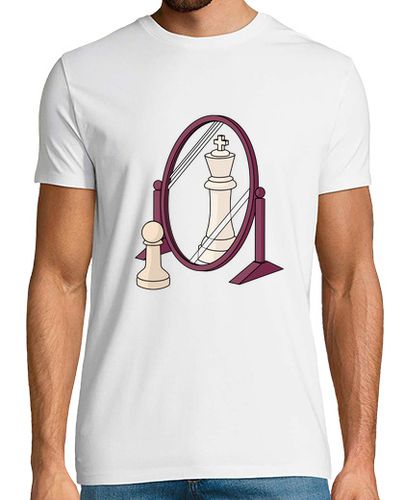 Camiseta imagen del rey del peón de ajedrez - latostadora.com - Modalova