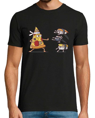 Camiseta Pizza Vs Sushi - latostadora.com - Modalova