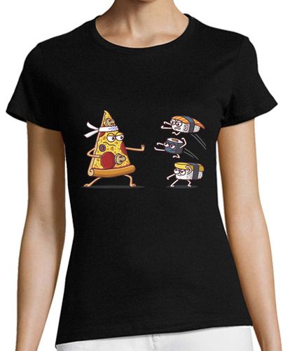 Camiseta mujer Pizza Vs Sushi - latostadora.com - Modalova
