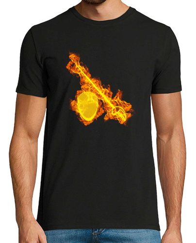 Camiseta Fire Fencing Flames sword fencer - latostadora.com - Modalova