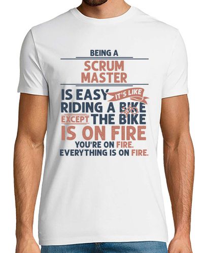 Camiseta regalos divertidos del maestro scrum - latostadora.com - Modalova