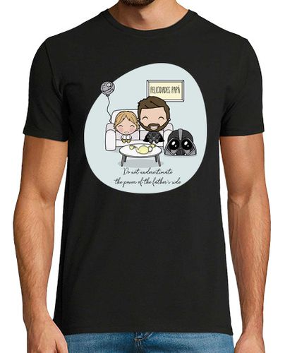 Camiseta Dia del Padre Darth Vader barba y Luke - latostadora.com - Modalova