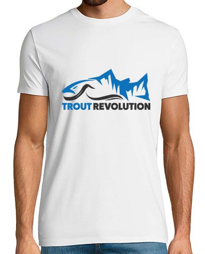 Camiseta Hombre Manga Corta Diseño Trout Revolution laTostadora - latostadora.com - Modalova