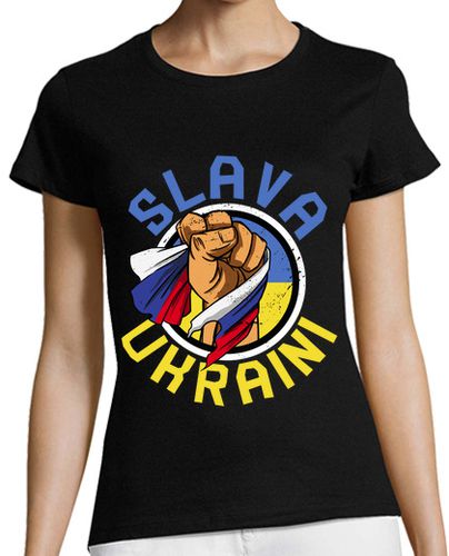 Camiseta mujer slava ucrania ucrania paz libertad - latostadora.com - Modalova