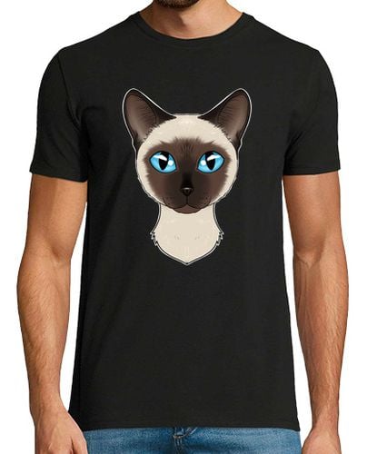 Camiseta Hombre Manga Corta amante de los gatos i cara de gato i ga laTostadora - latostadora.com - Modalova