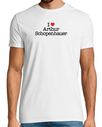 Camiseta I love Arthur Schopenhauer laTostadora - latostadora.com - Modalova