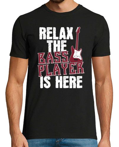 Camiseta divertido regalo de bajista relájate el bajista está aquí - latostadora.com - Modalova