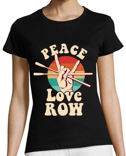 Camiseta mujer paz amor fila remo retro laTostadora - latostadora.com - Modalova