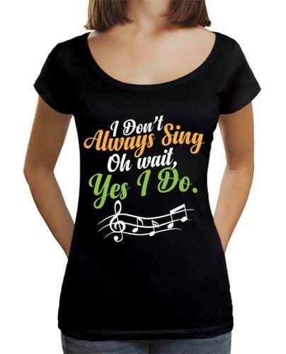 Camiseta Mujer Cuello Ancho Loose Fit vocalista musical de teatro no siempre laTostadora - latostadora.com - Modalova