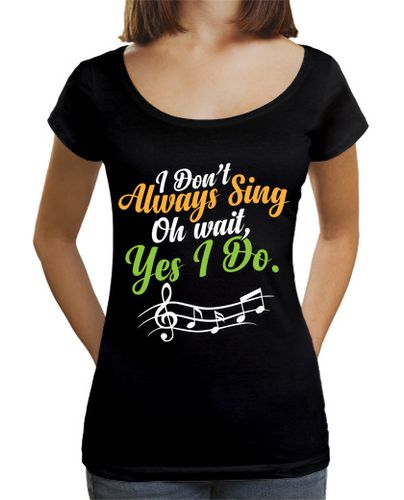 Camiseta mujer vocalista musical de teatro no siempre - latostadora.com - Modalova