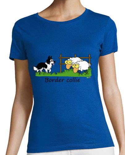 Camiseta mujer border vs sheep - latostadora.com - Modalova