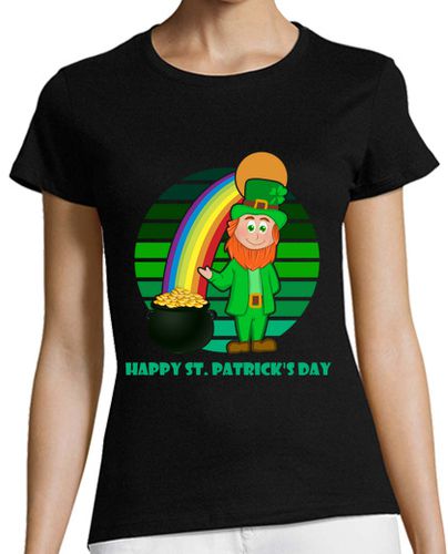 Camiseta mujer feliz dia de san patricio - latostadora.com - Modalova
