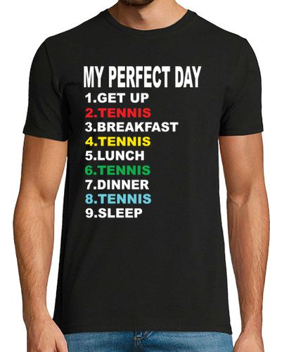 Camiseta mi dia perfecto tenis - latostadora.com - Modalova