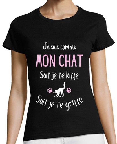 Camiseta mujer humor de gato, idea de regalo, amante de los gatos laTostadora - latostadora.com - Modalova