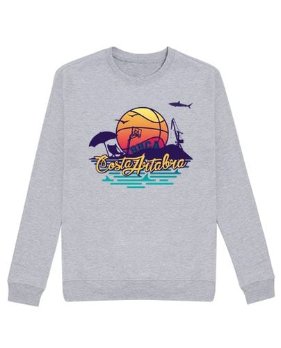 Sudadera Sin Capucha Unisex Playa Grua BBCA atardecer laTostadora - latostadora.com - Modalova