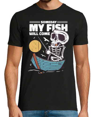 Camiseta ángel divertido que dice barco de pesca - latostadora.com - Modalova