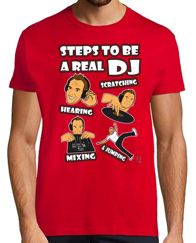 Camiseta Steps to be a real DJ - latostadora.com - Modalova