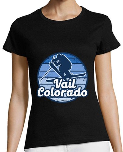 Camiseta mujer vail colorado esquiando - latostadora.com - Modalova