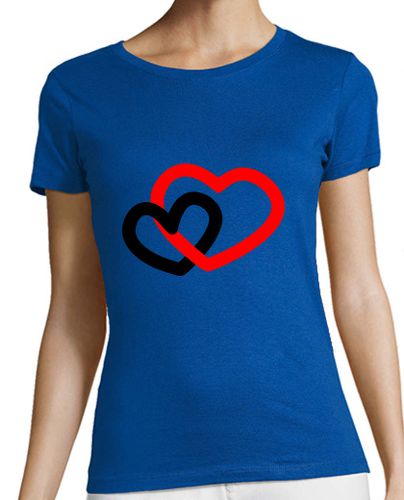 Camiseta mujer Doble corazón - latostadora.com - Modalova