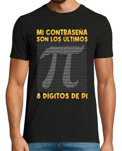 Camiseta Mi Contraseña Es 8 Dígitos De Pi Programador Código Hacker Friki - latostadora.com - Modalova