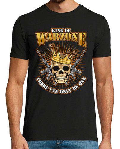 Camiseta King of Warzone Gamer Videojuegos Guerr - latostadora.com - Modalova