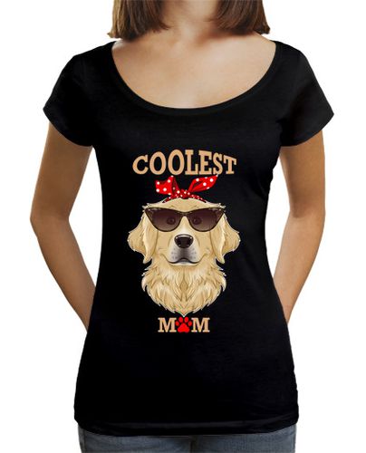 Camiseta mujer mamá perro más genial yo mamá golden re - latostadora.com - Modalova