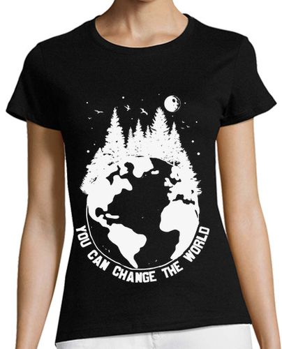 Camiseta mujer puedes cambiar el mundo - latostadora.com - Modalova