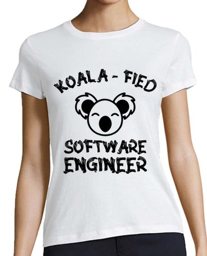 Camiseta Mujer Manga Corta ingeniero de software koala fied laTostadora - latostadora.com - Modalova