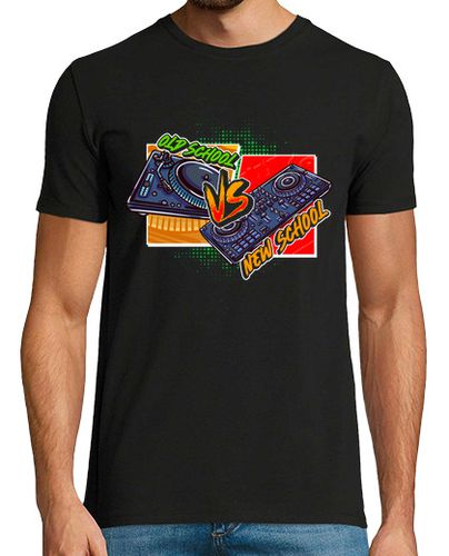 Camiseta Tocadiscos Retro Vs Sintetizador DJ Música Electrónica Fiesta Techno Rave laTostadora - latostadora.com - Modalova