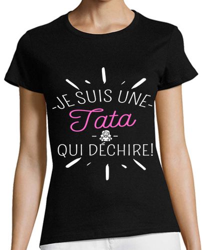 Camiseta Mujer Manga Corta tía que mece humor regalo de la tía laTostadora - latostadora.com - Modalova