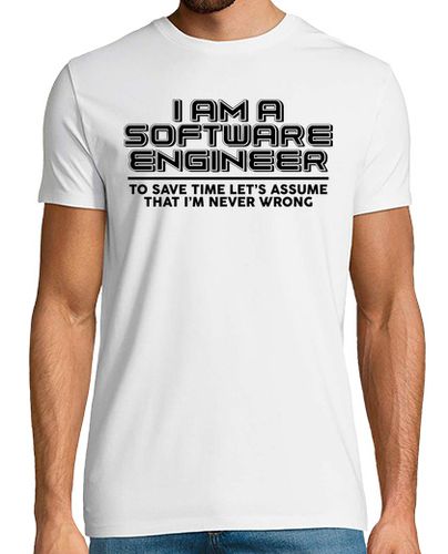 Camiseta ingeniero de software siempre tiene la - latostadora.com - Modalova