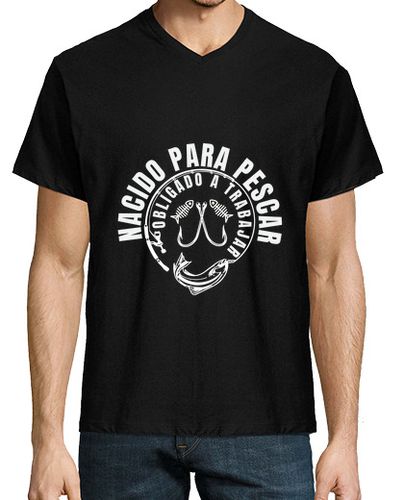 Camiseta Nacido para pescar pescador fishing - latostadora.com - Modalova
