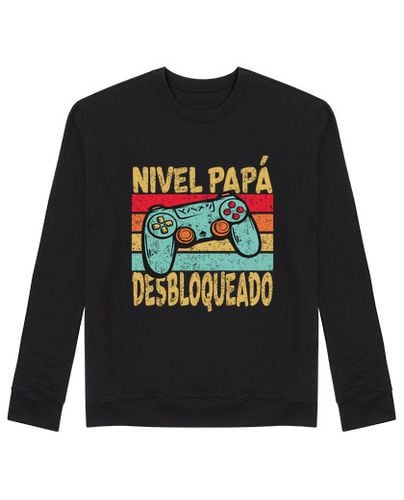 Sudadera Sin Capucha Unisex Nivel Papa Desbloqueado laTostadora - latostadora.com - Modalova