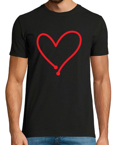 Camiseta Hombre Manga Corta idea de regalo de corazón rojo laTostadora - latostadora.com - Modalova