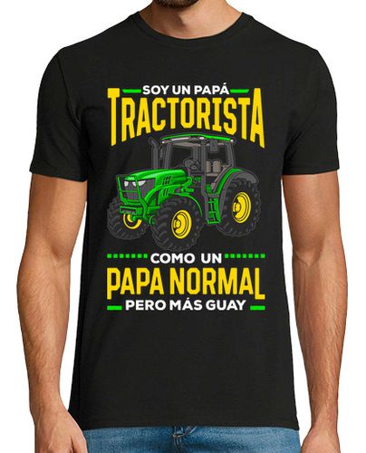Camiseta Soy un Papá Tractorista con Tractor - latostadora.com - Modalova