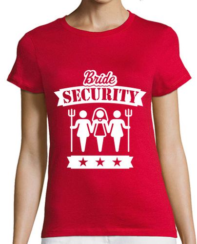 Camiseta mujer seguridad de la novia - novia del equip - latostadora.com - Modalova