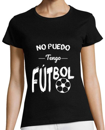 Camiseta Mujer Manga Corta No puedo tengo fútbol laTostadora - latostadora.com - Modalova