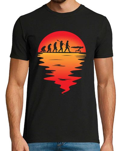 Camiseta evolución del hombre calistenia sol laTostadora - latostadora.com - Modalova