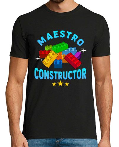 Camiseta Maestro Constructor Bloques Ladrillos - latostadora.com - Modalova