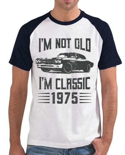 Camiseta Hombre Estilo Béisbol No soy viejo soy clásico 1975 50th laTostadora - latostadora.com - Modalova