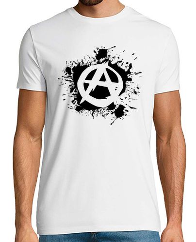 Camiseta símbolo de la anarquía de salpicaduras - latostadora.com - Modalova