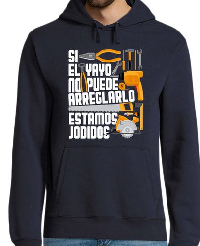 Sudadera Con Capucha Para Hombre si el yayo abuelo no puede arreglarlo laTostadora - latostadora.com - Modalova