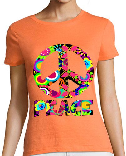 Camiseta mujer Cooltee PEACE. Solo disponible en latostadora laTostadora - latostadora.com - Modalova