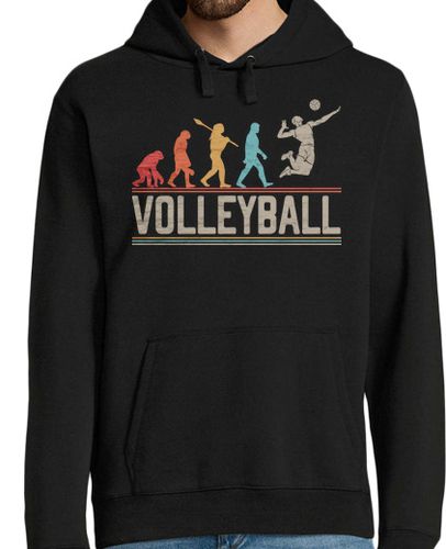 Sudadera Con Capucha Para Hombre evolución del voleibol voleibol voleibo laTostadora - latostadora.com - Modalova