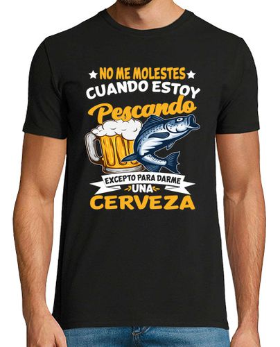 Camiseta dichos divertidos pescador pesca y cerv - latostadora.com - Modalova