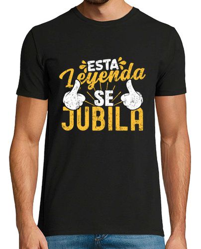 Camiseta Hombre Manga Corta esta leyenda se jubila regalo jubilació laTostadora - latostadora.com - Modalova