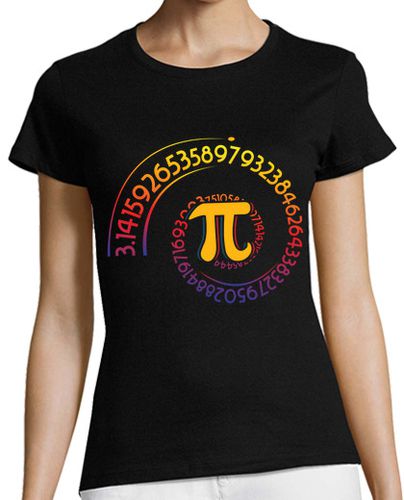 Camiseta mujer espiral arcoíris matemáticas frikis mat - latostadora.com - Modalova