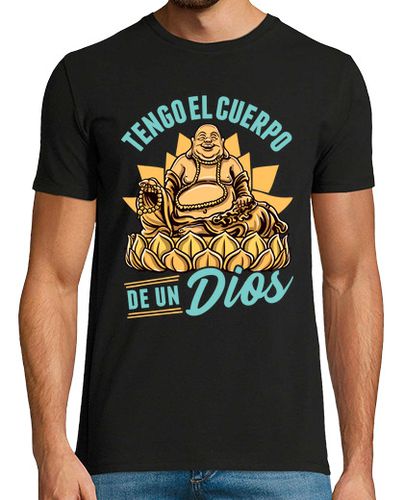 Camiseta Tengo El Cuerpo De Un Dios Buda Humor Gordos Budha Yoga Budismo laTostadora - latostadora.com - Modalova