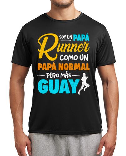 Camiseta Hombre Deportiva Soy Un Papá Runner Guay laTostadora - latostadora.com - Modalova