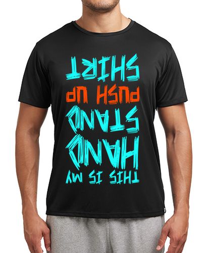 Camiseta Hombre Deportiva Hand Stand Push Up - CrossFit laTostadora - latostadora.com - Modalova